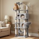 Yaheetech Multi-Level 67-in Cat Tree, Light Gray