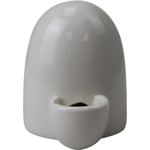 Nibbles by A&E Cage Company Ceramic Waterer for Rodents, White