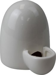 Nibbles by A&E Cage Company Ceramic Waterer for Rodents, White
