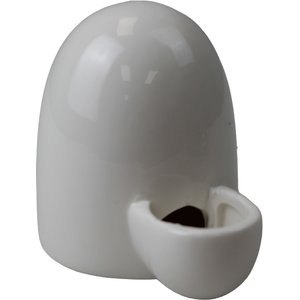 Nibbles by A&E Cage Company Ceramic Waterer for Rodents, White