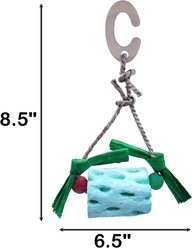Nibbles by A&E Cage Company Calcium Roller Hanging Small Pet Chew Toy, Multicolor slide 2 of 3
