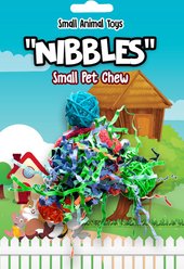Nibbles by A&E Cage Company Celebration Ball Small Pet Toy, Multicolor