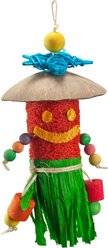Nibbles by A&E Cage Company Tiki Man Small Pet Toy, Multicolor