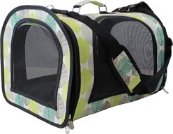 Happy Beaks by A&E Cage Company The Excursion Smallpet Carrier, Tan Leaf, Large slide 1 of 5