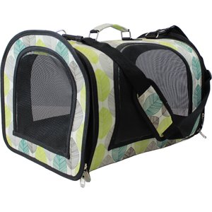 Happy Beaks by A&E Cage Company The Excursion Smallpet Carrier, Tan Leaf, Large