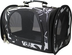Happy Beaks by A&E Cage Company The Excursion Smallpet Carrier, Black, Small
