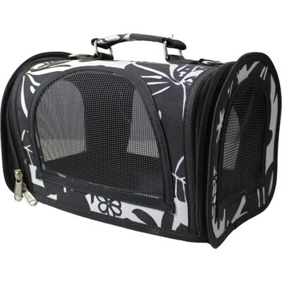 Happy Beaks by A&E Cage Company Happy Beaks by A&E Cage Company The Excursion Smallpet Carrier, Black, Small