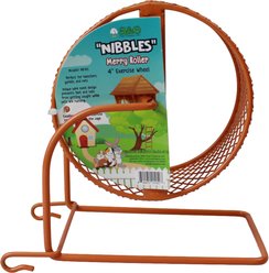 Nibbles by A&E Cage Company 4-in Wheel Hamster & Mouse Toy, Orange