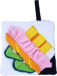 Nibbles by A&E Cage Company Sush Snuffle Mat Small Pet Toy, Multicolor