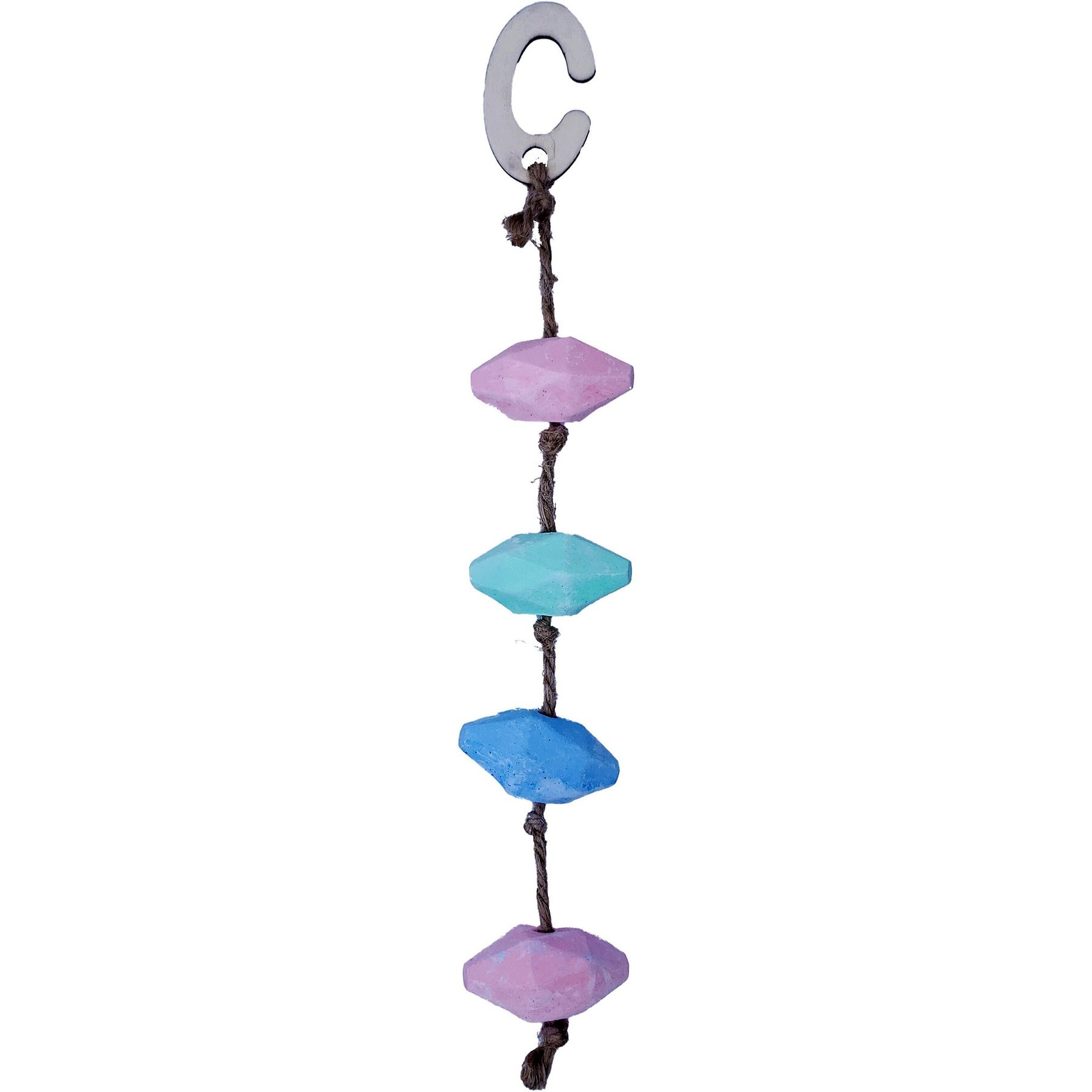 Nibbles by A&E Cage Company Pretty Pebbles Calcium Small Pet Chew Toy, Multicolor