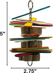 Nibbles by A&E Cage Company Popsicle Stick Small Pet Toy, Multicolor slide 2 of 2