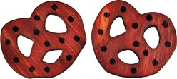 Nibbles by A&E Cage Company Wooden Pretzels Small Pet Toy, Brown slide 2 of 2