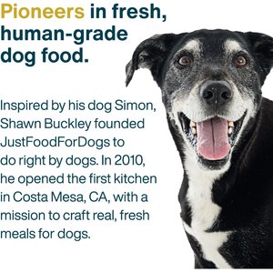 JustFoodForDogs Sampler Variety Box Frozen Human-Grade Fresh Dog Food, 18-oz pouch, case of 7