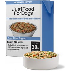 JustFoodForDogs PantryFresh Joint & Skin Support Recipe Fresh Dog Food, 12.5-oz pouch, case of 12