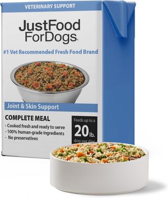 JUSTFOODFORDOGS PantryFresh Joint & Skin Support Recipe Fresh Dog Food, 12.5-oz pouch, case of 12