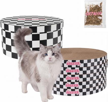 THE LICKER STORE Kate Modern 12-in Patterned Cardboard Reversible Cat ...