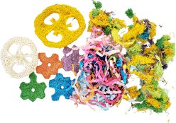 Nibbles by A&E Cage Company Crinkle Loofah Delight Small Pet Toy, Multicolor slide 2 of 2