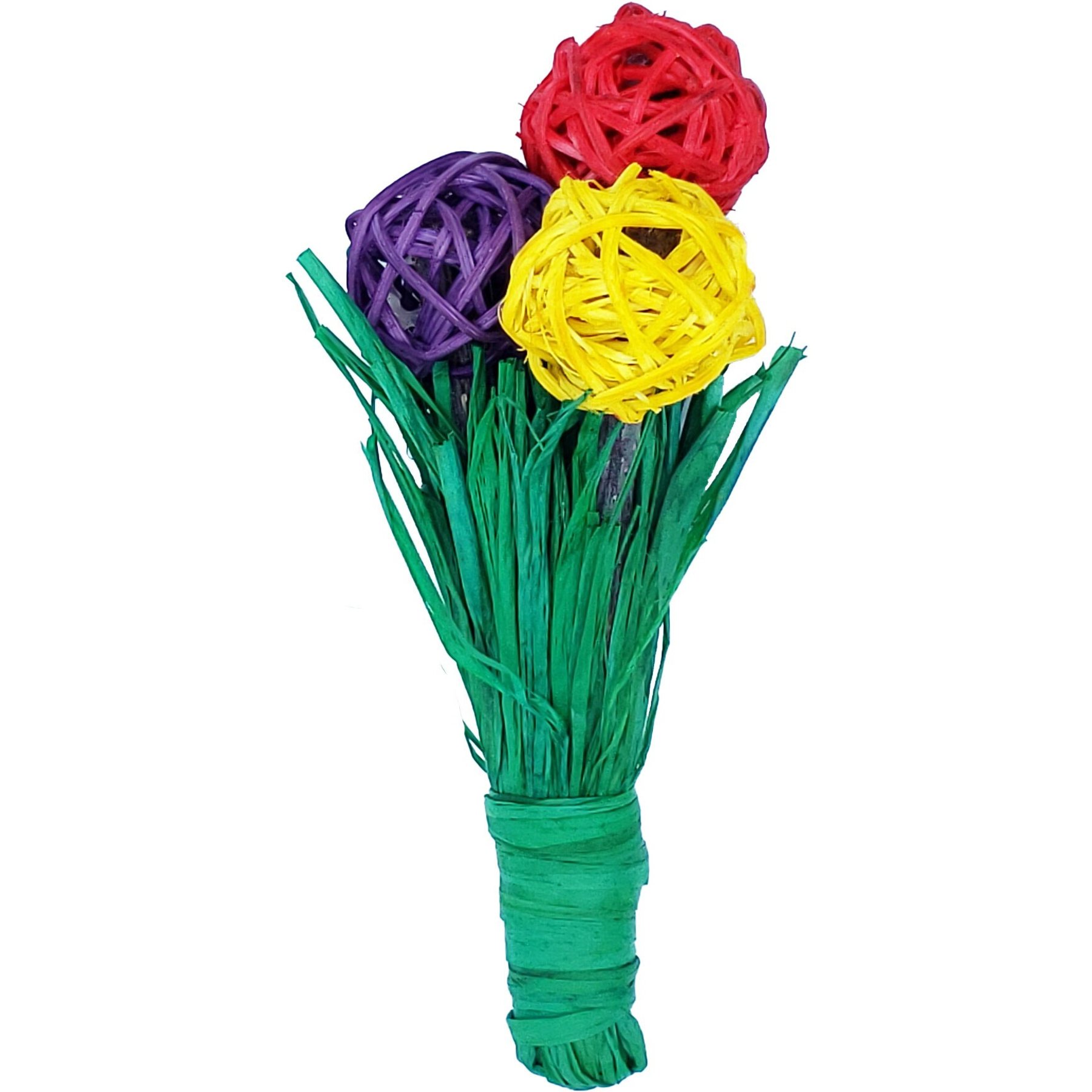 Nibbles by A&E Cage Company Chewy Blooms Small Pet Toy, Multicolor