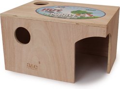Nibbles by A&E Cage Company Rabbit Hut Hideout, Brown, X-Large