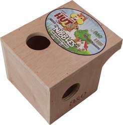 Nibbles by A&E Cage Company Hamster Hut Hideout, Brown, Medium slide 2 of 5