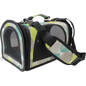 Happy Beaks by A&E Cage Company The Excursion Smallpet Carrier, Tan Leaf, Small