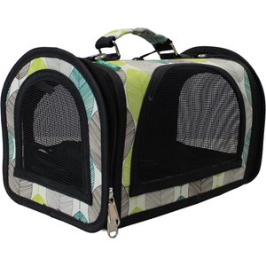 Happy Beaks by A&E Cage Company The Excursion Smallpet Carrier, Tan Leaf, Small