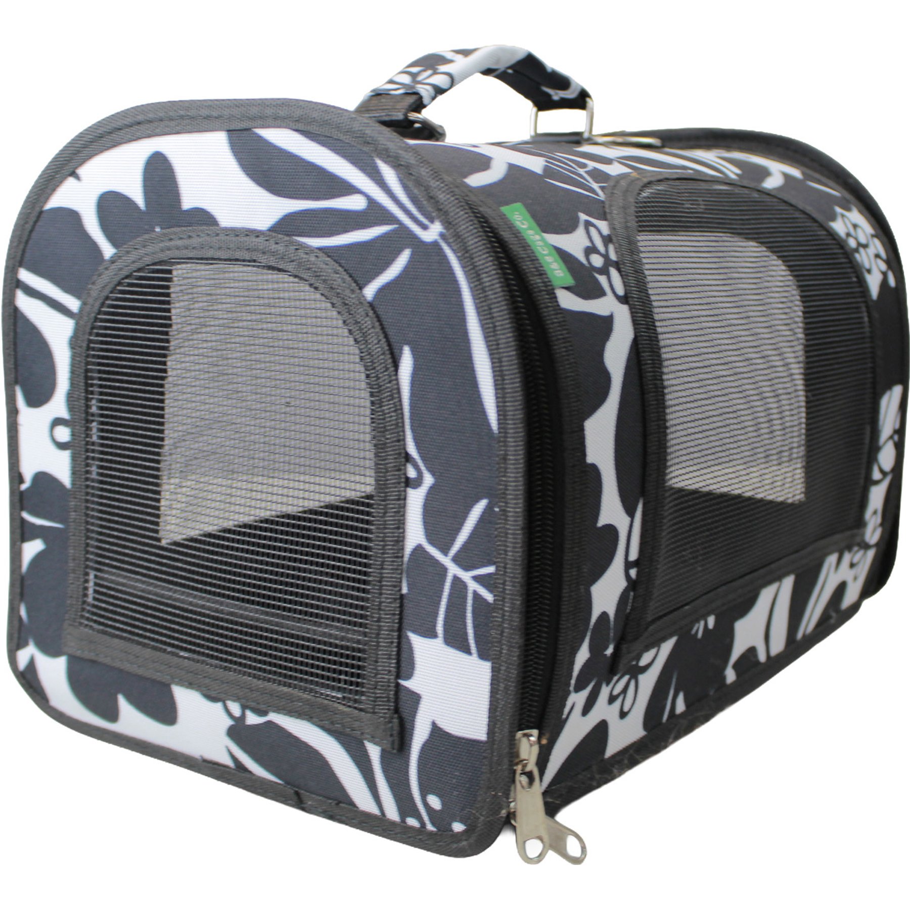 Happy Beaks by A&E Cage Company The Excursion Smallpet Carrier, Black, Medium