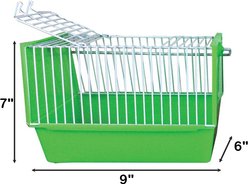 A&E Cage Company Economy Travel Carrier for Smallpets, Green slide 2 of 2