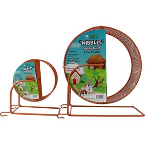 Nibbles by A&E Cage Company 4-in Wheel Hamster & Mouse Toy, Orange