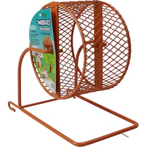 Nibbles by A&E Cage Company 4-in Wheel Hamster & Mouse Toy, Orange