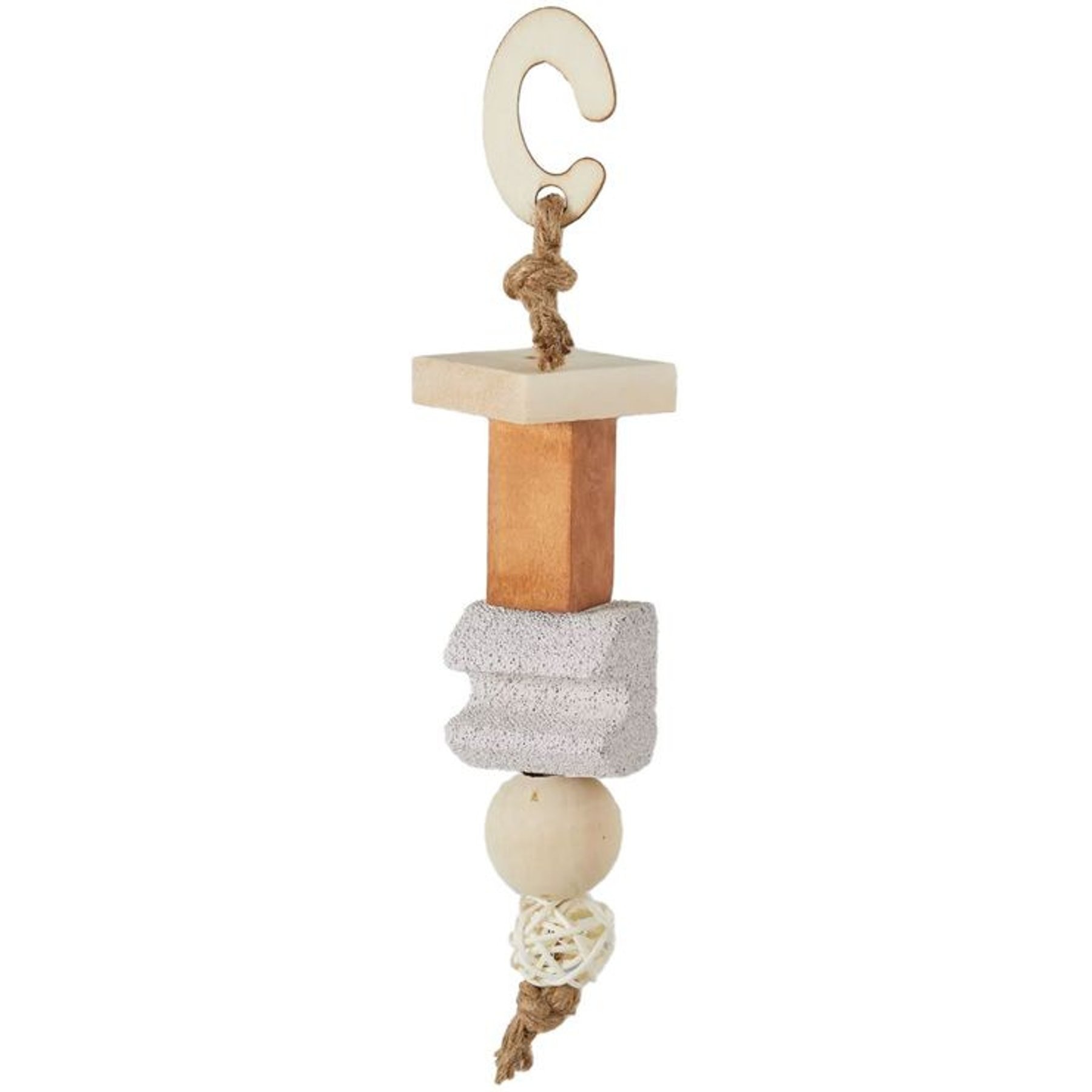Nibbles by A&E Cage Company Wood & Pumice Small Pet Chew Toy, Multicolor
