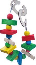 Nibbles by A&E Cage Company Hanging Wood Chew with Treat Clips Small Pet Toy, Multicolor slide 2 of 3