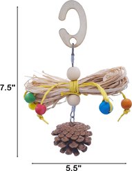 Nibbles by A&E Cage Company Pinecone Playtime Small Pet Toy, Multicolor slide 2 of 3