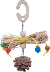 Nibbles by A&E Cage Company Pinecone Playtime Small Pet Toy, Multicolor