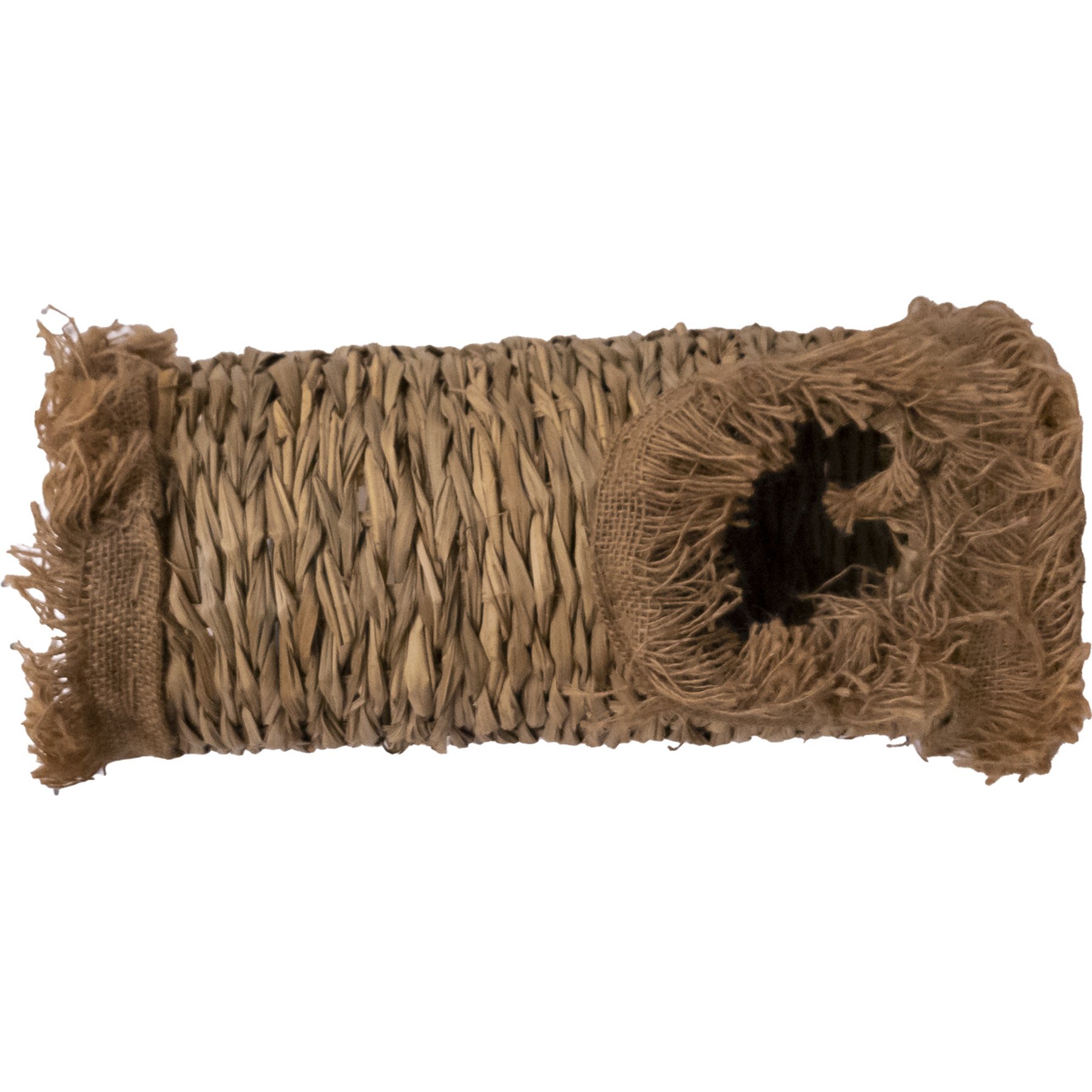 Nibbles by A&E Cage Company Grass Tunnel Small Pet Hideout, Brown, Large