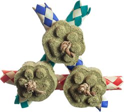 Nibbles by A&E Cage Company Finger Trap Hay Small Pet Chew Toy, Multicolor slide 2 of 3