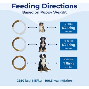 N-Bone Puppy Teething Ring Chicken Flavor Dental Dog Treats, 6 count