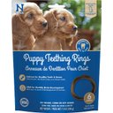 N-Bone Puppy Teething Rings Peanut Butter Flavor Dental Dog Treats, 6 count