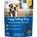 N-Bone Puppy Teething Ring Chicken Flavor Dental Dog Treats, 6 count