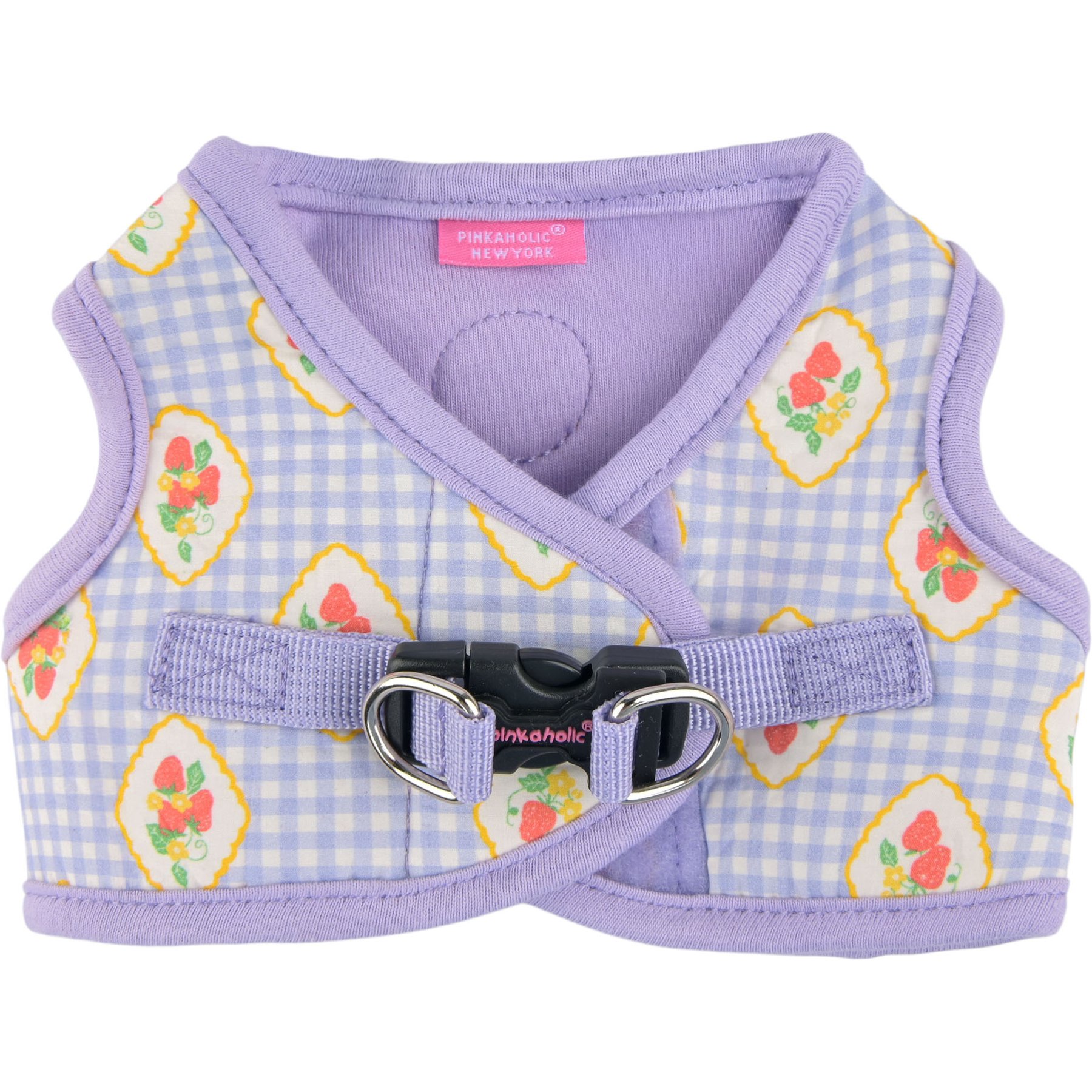 Pinkaholic New York Trixie Step-In No-Pull Dog Harness, Violet, Large: 16-in chest