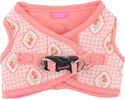 Pinkaholic New York Trixie Step-In No-Pull Dog Harness, Indian Pink, Large: 16-in chest