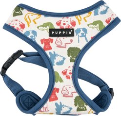 Puppia Connor Over-the-Head Dog Pattern No-Pull Dog Harness, Blue, X-Large: 21.9 to 31-in chest