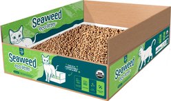 LAQU Eco- Litter Special USDA Organic Pre-filled Disposable Cat Litter Box, 7.9-lb