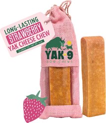 Yak9 Chews Strawberry Yak Chew Dog Treat, X-Large, 1 count
