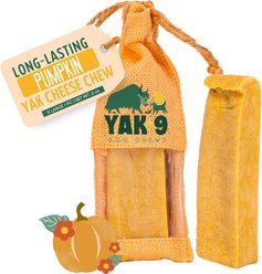 Yak9 Chews Pumpkin Yak Chew Dog Treat, X-Large, 1 count