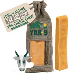Yak9 Chews Yak & Cow Milk Chew Dog Treat, Large, 1 count