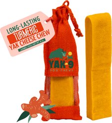 Yak9 Chews Turmeric Yak Chew Dog Treat, Jumbo, 1 count