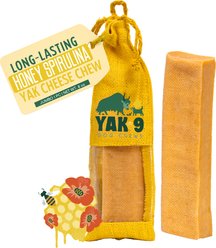 Yak9 Chews Honey & Spirulina Yak Chew Dog Treat, Jumbo, 1 count