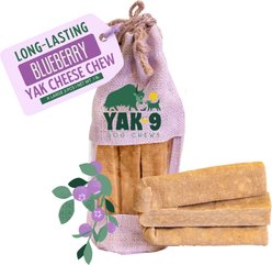 Yak9 Chews Blueberry Yak Chew Dog Treat, X-Large, 3 count