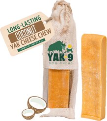 Yak9 Chews Coconut Yak Chew Dog Treat, Jumbo, 1 count